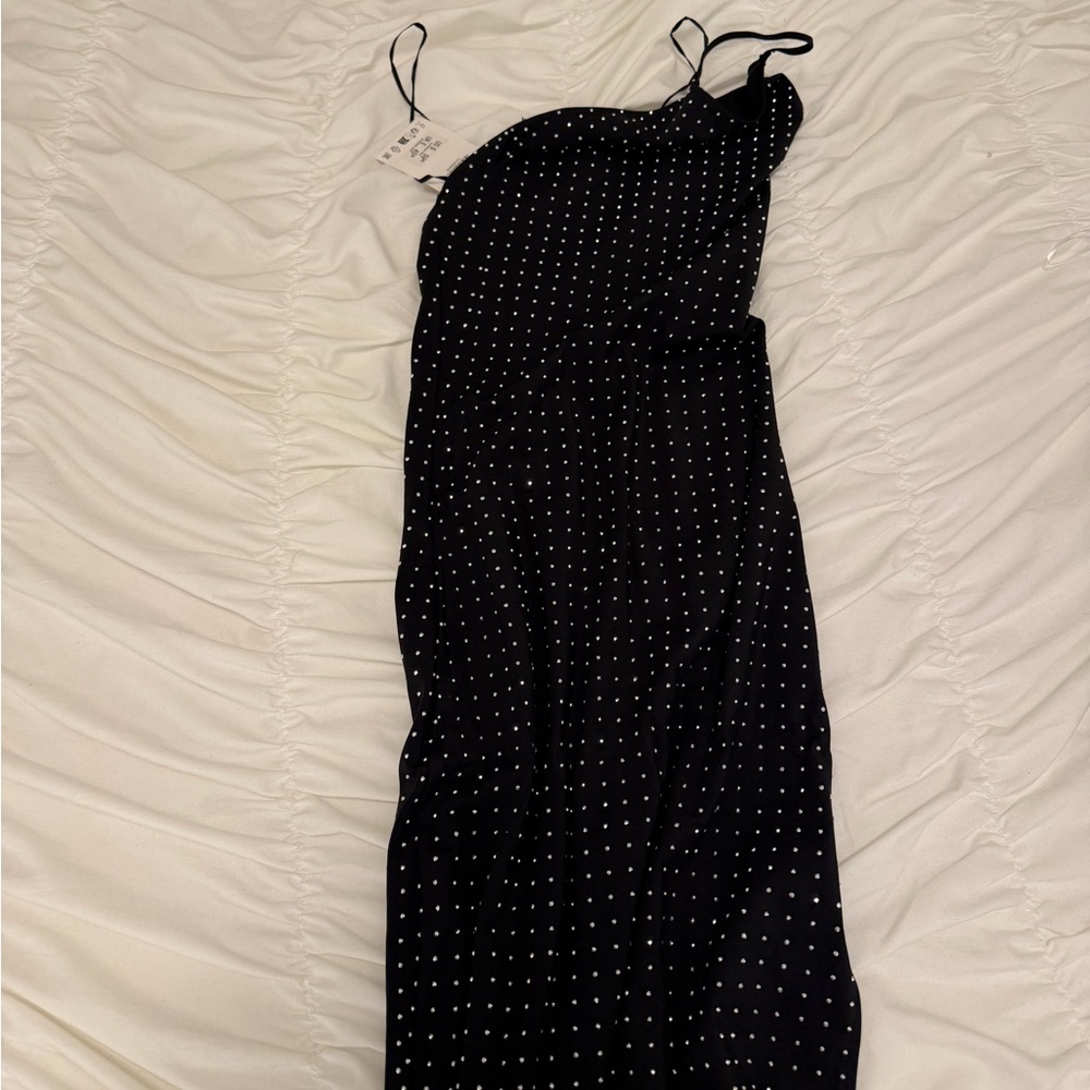 SHIMMER POLYAMIDE HALTER
DRESS - Picture 3 of 3